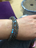 石传百世6A级天然月光石手链拉长石商称蓝月光石手串水晶发光手链附证书 6A级月光石绕三圈手链珠径5毫米 实拍图