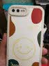 放飞星球 适用苹果8plus手机壳 iPhone7plus保护套 防摔微笑小羊皮磨砂升级镜头全包男款女硅胶简约-古董白 实拍图