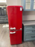 金松（JINSONG）203升 双门冰箱 双门家用复古电冰箱 BCD-203R 米萨红 晒单实拍图
