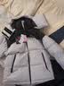 黑冰户外鹅绒700蓬防风防水厚款活帽拼色男女款羽绒服FAF8536 男款-黑黄 XL 实拍图
