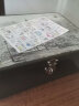 多浩通带锁收纳盒铁盒子保险箱创意桌面整理储物箱化妆品珠宝保险盒 复古铁塔（大号） 实拍图