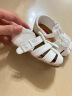 卡特兔童鞋宝宝女童凉鞋夏季公主鞋学步男童包头小孩机能鞋子皮鞋XZ36 白色（有吊坠） 内长13cm 21码 适合脚长12.5cm 实拍图