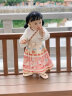 迪士尼（DISNEY）婴儿衣服衣服秋装中国风汉服马面裙女宝宝公主满月百天抓周礼裙子 红色 80cm 晒单实拍图
