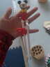  迪士尼（Disney）儿童学习筷子宝宝学吃饭练习筷辅助筷 米奇系列学习筷（红色） 晒单实拍图