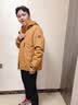 JEEP吉普徒步登山服男羽绒三合一冲锋衣防水防风夹克抓绒内胆御寒外套 云杉黄 【抓绒4075】 L （175） 实拍图