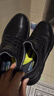 斯凯奇（Skechers）秋冬男鞋一脚蹬皮鞋休闲商务鞋舒适软底上班通勤鞋204702 全黑色/BBK 40 实拍图