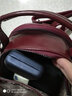 喵小姐（MISSMIAO）轻奢高端品牌女士包包女包新款流苏双肩包女休闲大容量百搭小背包 时尚酒红(轻便旅行通勤旅游外出) 实拍图
