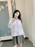 Simboo防晒衣男女户外钓鱼防晒服夏季冰丝防紫外线轻薄皮肤风衣防晒服 7010白色女（帽檐不可拆） 3XL 实拍图