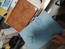 金隆兴 a5超厚笔记本子文具教师办公文具记事本记录本学生成人日记本皮面可定制笔记本可印logo 7432-5 棕色 实拍图