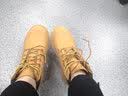 添柏岚（Timberland）官方踢不烂大童大黄靴马丁靴高帮户外偏大|12709 12709W/小麦色  宽版 32.5 实拍图