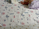诺绵soffny婴幼儿隔尿垫可水洗纯棉透气宝宝床垫诺棉 缤纷海洋100*150 实拍图