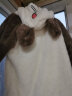 小布琳 珊瑚绒睡衣女加绒加厚秋冬季长袖韩版甜美可爱冬学生长毛绒女士 白棕萌萌眼 XL（推荐115-125斤） 实拍图