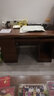 欧施洛家具全实木电脑桌台式书桌实木员工桌实木书台实木桌实木职员桌经理桌 电脑桌（胡桃色） 120*60*75 实拍图