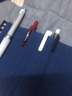 派通（Pentel ）速干黑色中性笔BLN-105中性笔0.5按动彩色顺滑速干防滑水笔签字笔学生用刷题考试黑笔LRN5TL笔芯 红杆（红芯） 0.5mm 实拍图