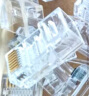 绿联 超五类网线水晶头 超5类千兆网络接头 镀金工程级RJ45电脑网线连接器 CAT5E非屏蔽水晶头100个 实拍图
