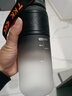 TKK运动水杯男大容量健身水壶耐高温tritan塑料泡茶杯子儿童学生水瓶 渐变黑850ml【耐高温 带茶隔】 实拍图