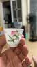 景德镇（jdz） 官方陶瓷粉彩茶杯功夫茶喝茶主人杯精致家用品茗杯个人专用单杯 花神杯 实拍图