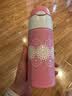 膳魔师（THERMOS）儿童保温杯400ml 进口保温吸管杯 水杯 FHL-400F 粉色烟花 实拍图