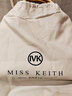 MISS KEITH法国品牌女包2024新款生日礼物百搭单肩包斜挎包大容量女士手提包 米白色 实拍图