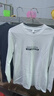 简男【纯棉2件装】长袖t恤男士纯棉圆领秋衣男装外穿春秋季打底衫衣服 KY白+小山铁灰 XL 建议135-150斤 实拍图