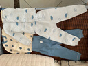 童泰秋冬季加厚3月-3岁宝宝休闲外出服裤子儿童绒里长裤 姜黄 73cm 实拍图