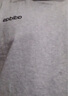 阿迪达斯（adidas）简约男装运动套头时尚潮流T恤  灰 2XL 实拍图