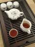 从简 竹茶盘竹制储水式家用简约蓄水托盘沥水茶海功夫茶具 碳竹古韵(大号)长40宽28高6cm 实拍图