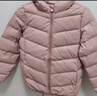 笛莎（DEESHA）童装女童2025秋冬短款三防轻薄羽绒服外套 烟粉 130 实拍图