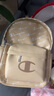Champion冠军书包女印花旅行包运动双肩包男 卡其色 均码 实拍图