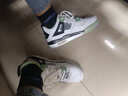 佐馆气垫篮球鞋秋冬季男女学生老爹鞋加绒加厚情侣板鞋增高厚底运动鞋 9001白绿 42 实拍图