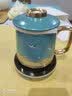 容山堂瑞鹤图陶瓷泡茶杯过滤内胆茶水分离绿茶杯保温商务办公茶具 青底瑞鹤图陶瓷泡茶杯 实拍图