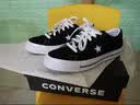 Converse匡威 One\/All Star 经典黑白翻毛皮男女鞋休闲运动板鞋 158369C 36.5 实拍图