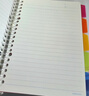 国誉（KOKUYO）淡彩曲奇柔光B5活页本学生活页A5笔记本高颜值记事本错题分类活页夹本子文具可替换活页纸替芯 【淡彩曲奇】B5透明+横线100页替芯 实拍图