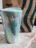 星巴克（Starbucks）杯子咖啡杯水波款仙雾绿双层带盖陶瓷杯355ml水杯男女送礼 晒单实拍图