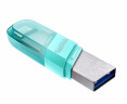 闪迪（SanDisk） 64GB Lightning USB3.1苹果手机U盘 豆蔻绿色 读速90MB/s MFI认证  iPhone/iPad手机电脑两用 实拍图