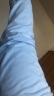诺宜 月子装月子服夏哺乳衣棉孕产妇家居服睡衣J382002蓝色XL 实拍图