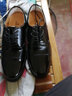戈耐（GENAI）三接头皮鞋男士真皮大码男鞋子男内增高透气保安爸爸商务正装皮鞋 AX_系带镂空(皮凉鞋男夏季透气) 40 码  (250mm) 实拍图