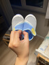 卡特兔学步鞋童鞋男童春夏女童洞洞鞋软底网面宝宝鞋透气幼儿园室内鞋 白蓝 20 内长12.5cm 脚长11.5-12.0 实拍图