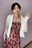 OLDER SEA紧身小脚牛仔裤女夏季款2025新款高腰修身显瘦高腰铅笔裤子女 蓝灰色 29 建议110-120斤 实拍图