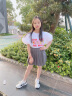 衣诺坊女童百褶裙演出服礼服英伦风短裙校园合唱服黑色西装校服园服六一 实拍图