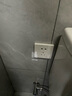 美的（Midea）开关插座面板全屋套餐86型家用一开五孔电源插座超薄T1奶油白开关 【新国标】正五孔(10只装) 插座 实拍图