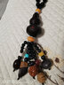卡丽蒂汽车香水挂件桃木葫芦吊坠车内除味饰品车载香熏后视镜挂饰平安符 古龙香调 桃木葫芦-祥云菩提款 实拍图
