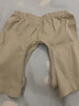 棉棉柔男宝宝开裆裤婴儿短裤男童开档裤夏季薄款叉叉裤纯棉外穿儿童裤子 米白恐龙 【开裆】 80 实拍图