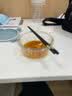 欣美雅（xinmeiya）玻璃饭盒上班族带饭餐盒保温套装可微波炉加热水果保鲜盒便当盒碗 【岩蓝】5件套装 实拍图