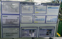 SITOO斯图磁性卡套文件保护套磁性硬胶套卡K士a4,磁性展示贴磁力贴教室白板广告牌货架仓库指示牌 A3蓝色 5个 实拍图