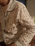 仅诗老年人妈妈睡衣女夏纯棉长袖家居服套装春秋季薄款碎花全棉睡衣中年女士老人可外穿休闲婆婆睡衣宽松套装 86263 L(85-115斤) 实拍图