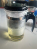 金灶（KAMJOVE）耐热玻璃泡茶壶弹压式过滤飘逸杯茶水分离泡茶器茶道杯茶水壶茶具 【一键滤茶】TP-140茶壶 300ml 实拍图