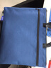 得力（deli）手提袋帆布包手提袋商务文件袋公文包公文袋A4大容量风琴包收纳袋手提包拉链袋单个装po5840 轻便双层  蓝色 实拍图