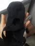 LEDOMODA瑜伽袜交叉带毛圈底加厚瑜伽袜女防滑耐脏短袜女士袜子女袜瑜伽袜 点胶瑜伽短袜黑色 实拍图