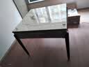 申路全自动麻将机餐桌两用带椅子小户型一体麻将桌简约轻奢风低音机麻 清风华丽-长单桌（玻钢石桌面） 实拍图